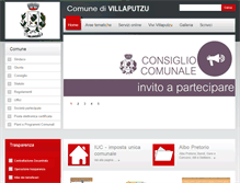 Tablet Screenshot of comune.villaputzu.ca.it